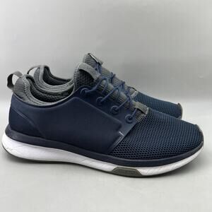 KURU Atom Running Shoes Men Size 13 Blue White Mesh Comfort Cushion Low Sneakers
